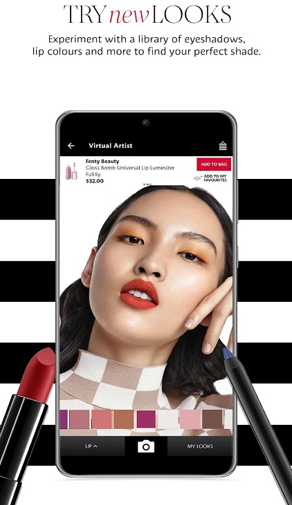 Example of Sephora using AI to personalize their customers' e-commerce experience