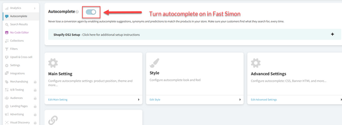 a screenshot of a web page with an autocomplete functionality