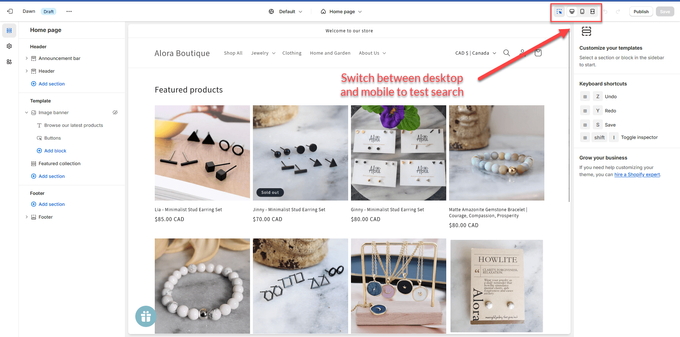 a screenshot of a web page with images of jewelry