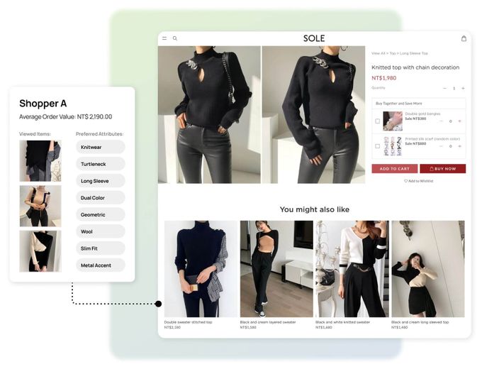 a screen shot of a woman's clothing website